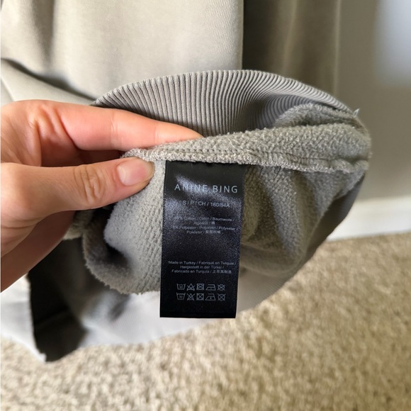 Anine Bing Beige Crewneck Sweater - Picture 3 of 3